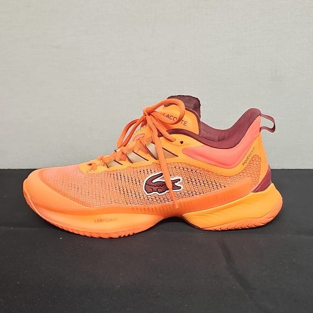 Lacoste Orange Athletic Shoes - Picture 7 of 10